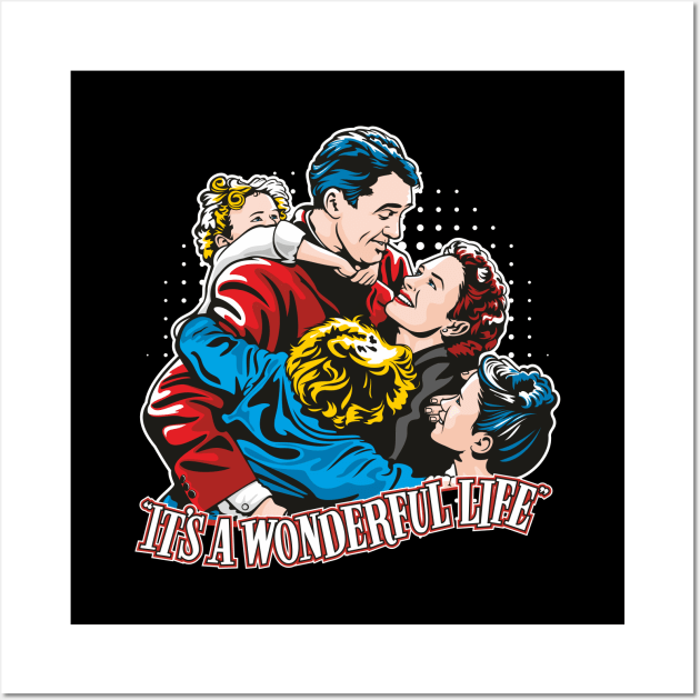 It's A Wonderful Life Wall Art by Jamie Lee Art